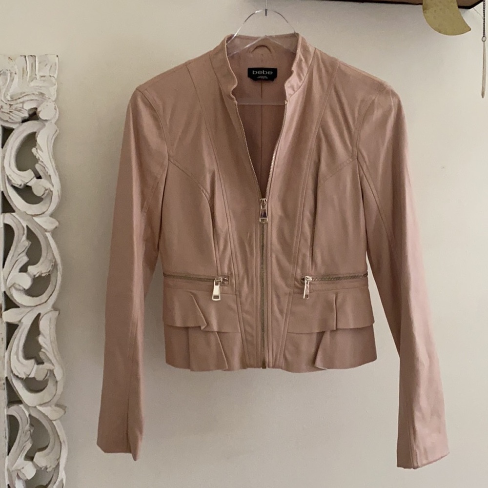 🪞 bebe pink jacket